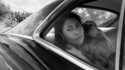 Yalitza Aparicio en una escena de "Roma", de Alfonso Cuarón. Aparicio fue nominada al Oscar a la mejor actriz por su trabajo en esta película.