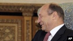 Ο Πρόεδρος της Ρουμανίας, Τραϊάν Μπασέσκου