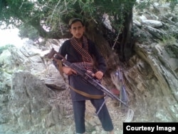 Bakht e Ali, the older of the two brothers, who were both child soldiers trained by IS.