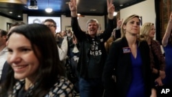 Para pendukung calon anggota Senat, Beto O'Rourke berkumpul di Austin, Texas (6/3).