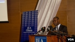 Dr. Michael Ofori-Mensah, IEA’s policy analyst
