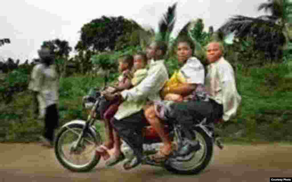 Liberian Motorcyclist