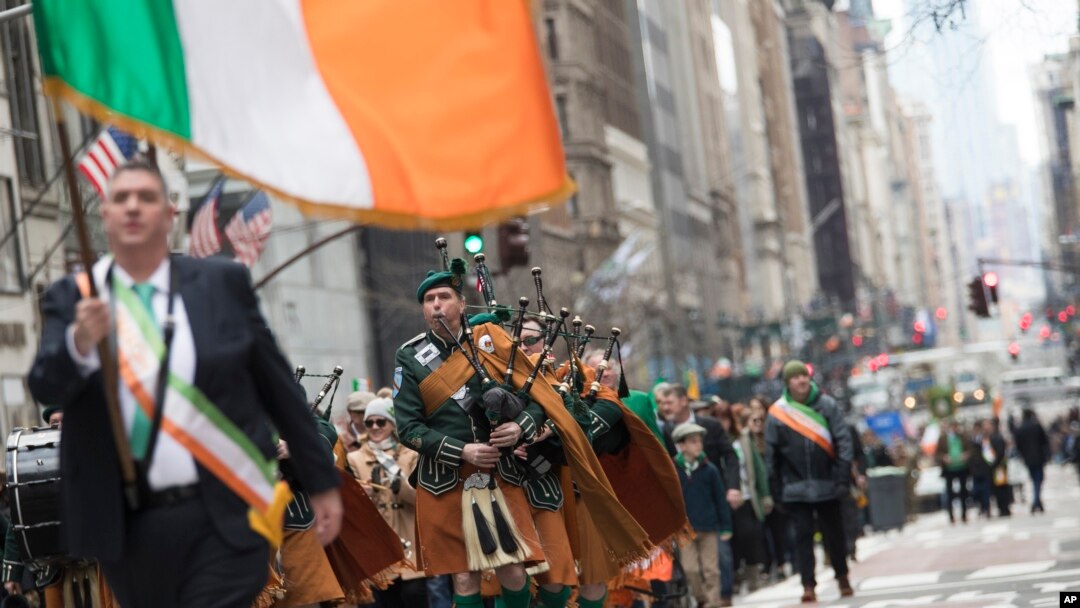 St. Patrick's Day parades across the country turn pandemic blues Irish green