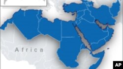 Map of Middle East