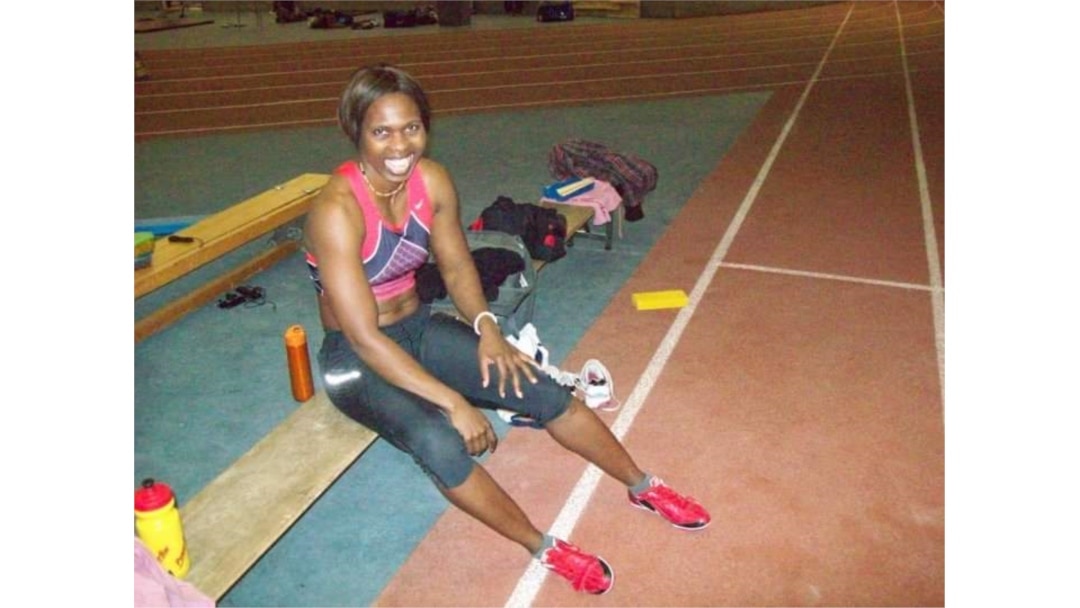 Winneth Dube came sixth in the 100 meter race in Athens in 2004. (Courtesy Photo: Winneth Dube)