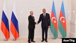 İlham Əliyev və Vladimir Putin 