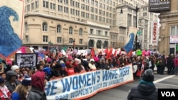 Marcha das Mulheres em Washington DC 