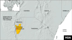 Carte du Burundi