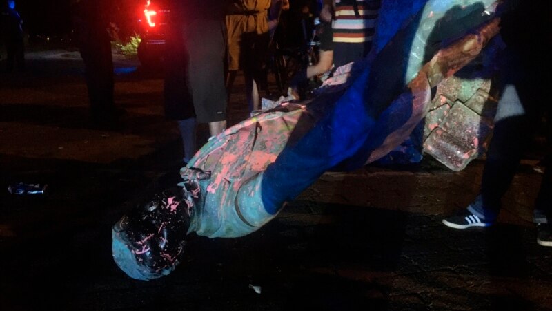 Protesters Target Statues Linked to Slavery