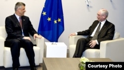 Hashim Thaci dhe Herman van Rompuy