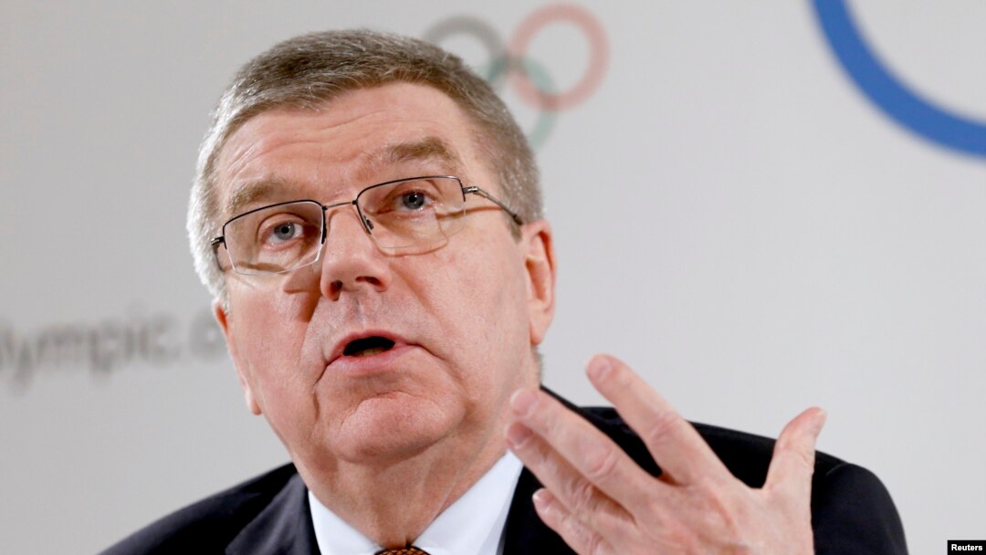 International Olympic Committee (IOC) President Thomas Bach addresses a news conference in Lausanne, Switzerland, March 2, 2016.