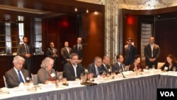 Prime Minister Khaqan Abbasi attending U.S.-Pakistan Business Council luncheon meeting