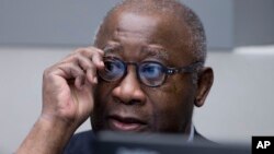 Laurent Gbagbo attend le début de son procès devant la CPI à La Haye, le 28 janvier 2016. (AP Photo/Peter Dejong, Pool)
