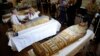 اجساد مومیایی شدهٔ شاهان مصر به نمایش گذاشته می‌شوند 