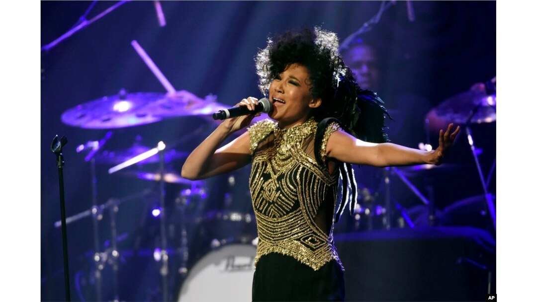 Judith Hill performs during EBONY magazine's 30th Annual Power 100 Gala at the Beverly Hilton, Dec. 2, 2015, in Beverly Hills, Calif