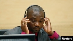 Germain Katanga, a Congolese national, sits in the courtroom of the ICC during the closing statements in the trial against Katanga and Ngudjolo Chui in The Hague.(FILE)