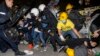 홍콩 시위대 입법회 점거 시도…경찰과 충돌