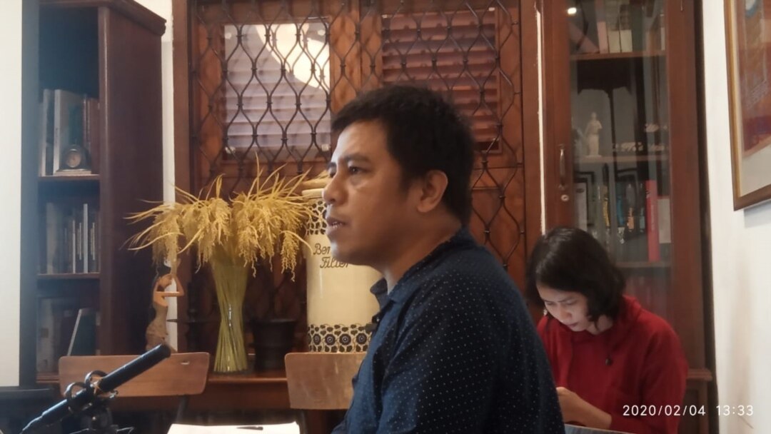 Juru bicara Gerakan Bersihkan Indonesia Pius Ginting. (Foto: VOA/Sasmito)
