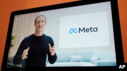 Direktor Facebooka Mark Zakerberg na prezentaciji novog imena kompanije
