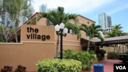 Exterior of The Village treatment facility in downtown Miami.