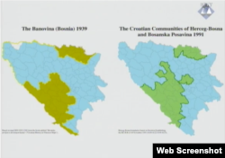 Dokaz kojim tužioci ukazuju na sličnost Hrvatske banovine iz 1939. i Herceg-Bosne iz 1991.