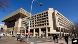 FILE - A view of the FBI headquarters in Washington.