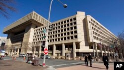 FILE - A view of the FBI headquarters in Washington.