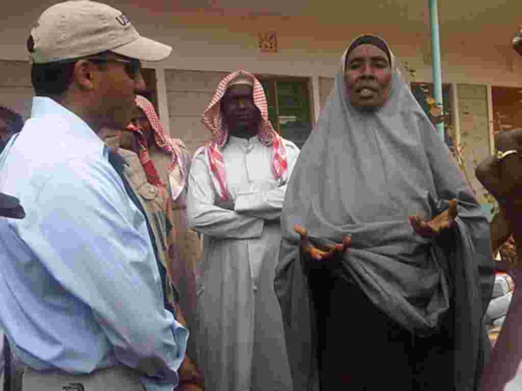 Rajiv Shah, administrador de USAID, llegó a Kenia para visitar el campamento de refugiados de Dabaab, en Kenia.