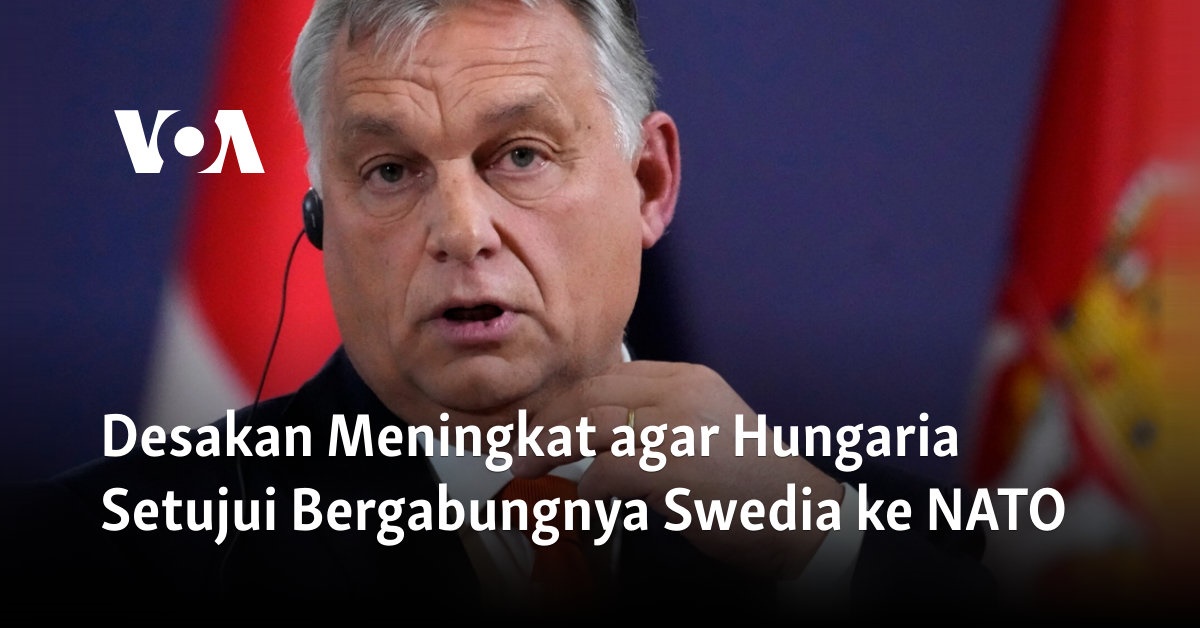 Desakan Meningkat Agar Hungaria Setujui Bergabungnya Swedia Ke NATO