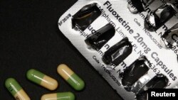 FILE - The antidepressant drug Prozac, also known as fluoxetine, is pictured.