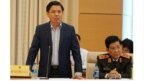 Bộ trưởng Giao thông-Vận tải Nguyễn Văn Thể phát biểu trước một ủy ban Quốc hội, tháng 3/2019