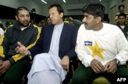 عمران خان کی قیادت میں پاکستان کرکٹ ٹیم نے 1992 کا ورلڈ کپ جیتا تھا (اے ایف پی)