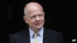 Britain's Foreign Secretary William Hague (file photo)