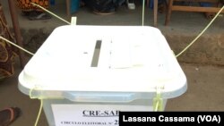 Urna de voto, Guiné-Bissau, 2019