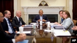Президент Обама с членами СНБ
