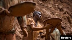 FILE - Congo miners.