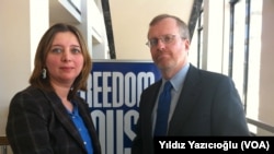 Freedom House Başkanı David Kramer ve Yıldız Yazıcıoğlu