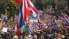 Demonstran Anti Pemerintah Thailand Lanjutkan Aksi Unjuk Rasa