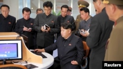 North Korean leader Kim Jong Un at the Sci-Tech Complex, in this undated photo released by North Korea's Korean Central News Agency in Pyongyang, Oct. 28, 2015.