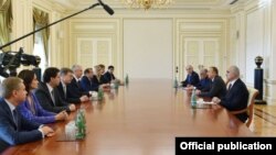 Prezident İlham Əliyev və Moskva meri Sergey Sobyanin