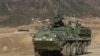 Бойова броньована машина Stryker у складі армії США під час тренувань  у навчальному центрі Rodrigues, у Південній Кореї.