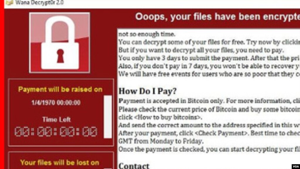 网络图片 勒索病毒WannaCry