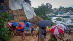 Balukhali စခန်း မိုးကြီးမြေပြိုမှု ဒုက္ခသည်တချို့ ဘေးကင်းရာရွှေ့