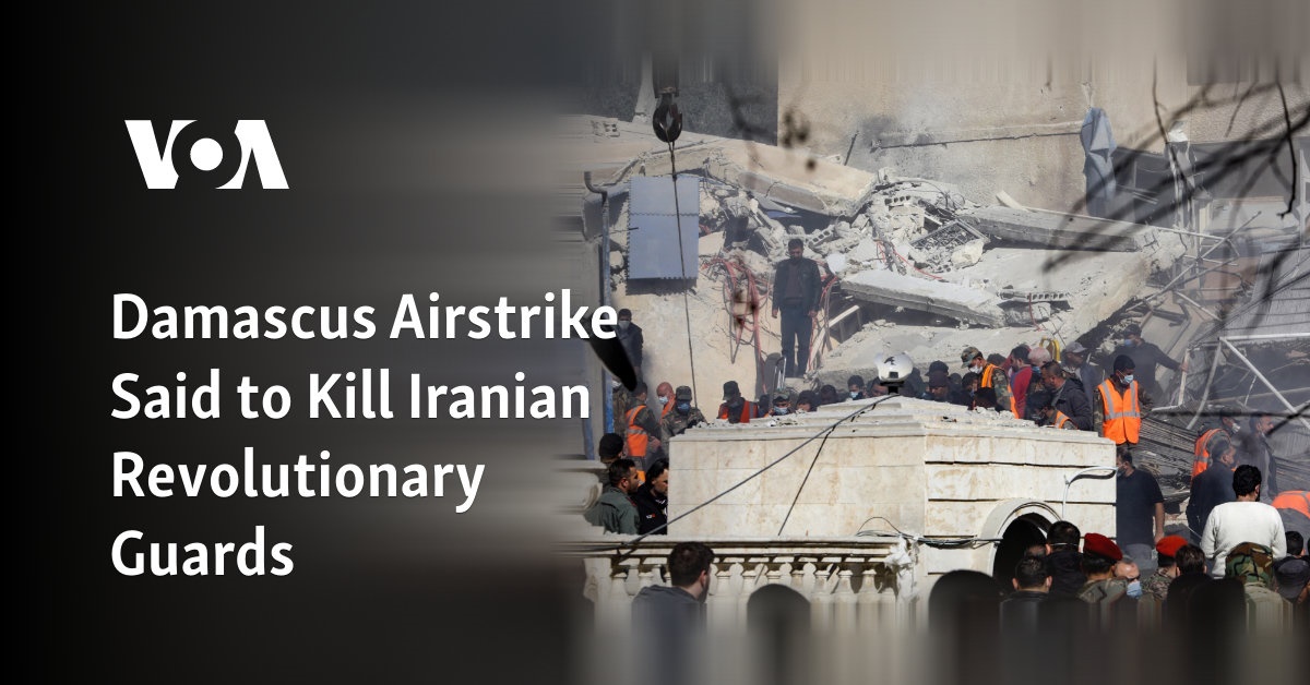 Damascus Airstrike Said to Kill Iranian Revolutionary Guards