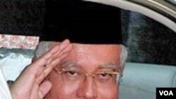 Perdana Menteri Malaysia Najib Razak, yang juga Ketua UMNO.