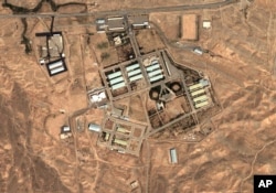 Aug. 13, 2004 satellite image provided by DigitalGlobe and the Institute for Science and International Security shows the military complex at Parchin, Iran, 30 km (about 19 miles) southeast of Tehran.