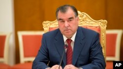 Emomali Rakhmon, le président du Tajikistan