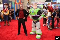 Pameran Toy Story di Los Angeles. (Foto: via AP)