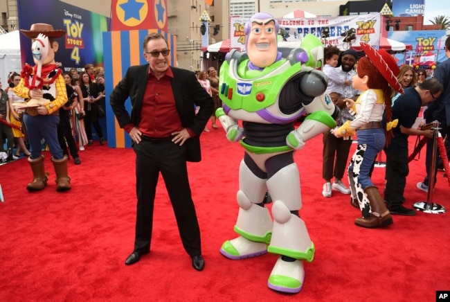 Pameran Toy Story di Los Angeles. (Foto: via AP)