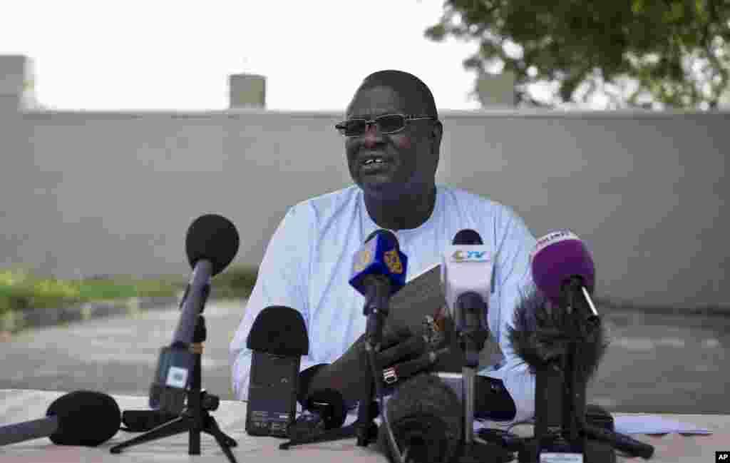 Former South Sudan Vice President Riek Machar, whom President Salva Kiir says started the violence in the country by trying to oust him, and six others are accused of treason. Machar has been in hiding since mid-December.&nbsp;